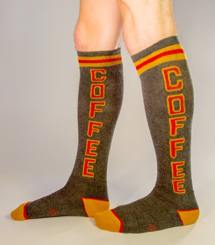 Tall Coffee Socks