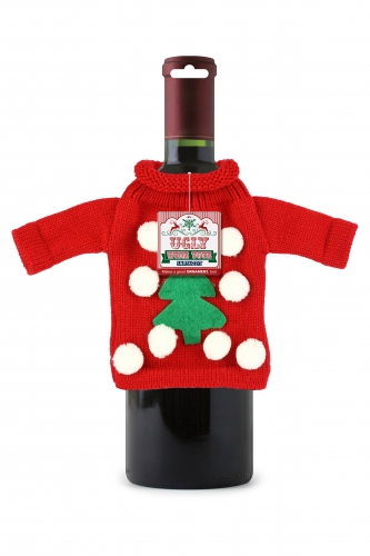 Ugly Christmas Sweater Wine Tote
