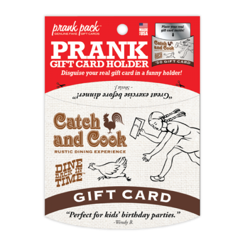 Catch - N - Cook Prank Gift Card