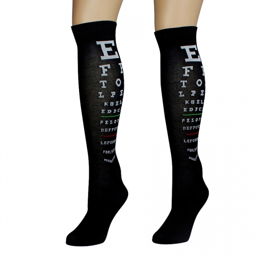 Eye Chart Socks