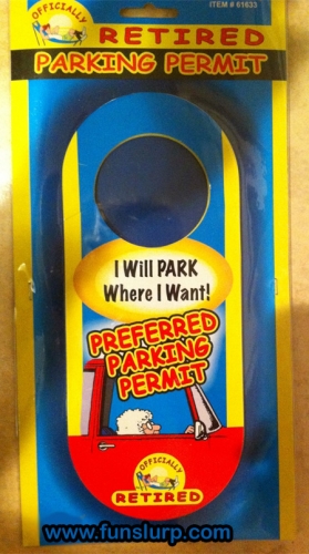 Retired Parking Permit