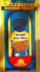 Retired Parking Permit  Retired Parking Permit