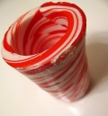 Candy Cane Shot Glass