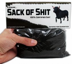 Sack of Shit Manure Gag Gift  Sack of Shit Manure Gag Gift