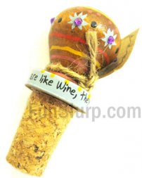 Friends Wooden Wine Stopper