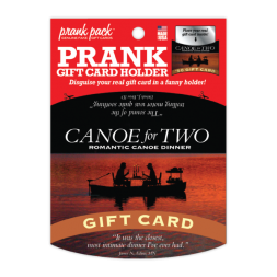Canoe For Two Prank Gift Card Holder  Canoe For Two Prank Gift Card Holder