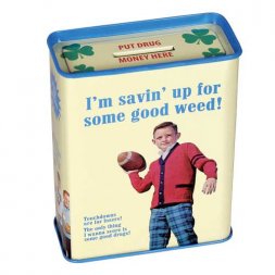 Savin' Up For Some Good Weed Tin Bank  Savin' Up For Some Good Weed Tin Bank