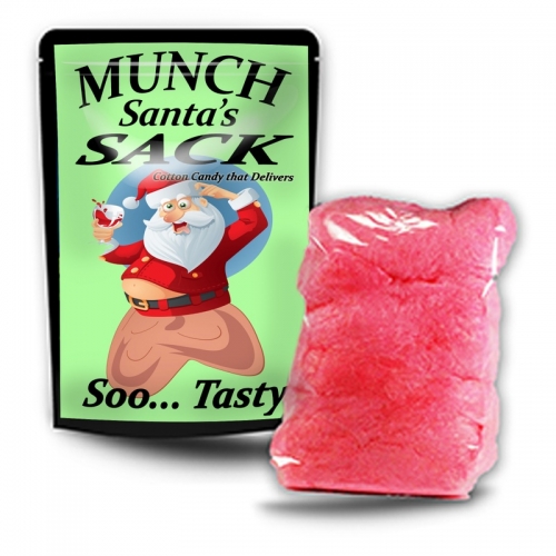 Munch Santa's Sack Cotton Candy