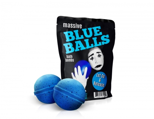 Massive Blue Balls Bath Bombs