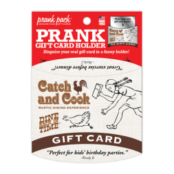 Catch - N - Cook Prank Gift Card  Catch - N - Cook Prank Gift Card