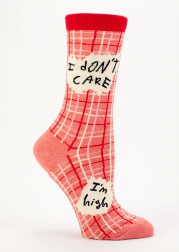 I Don't Care, I'm High Socks