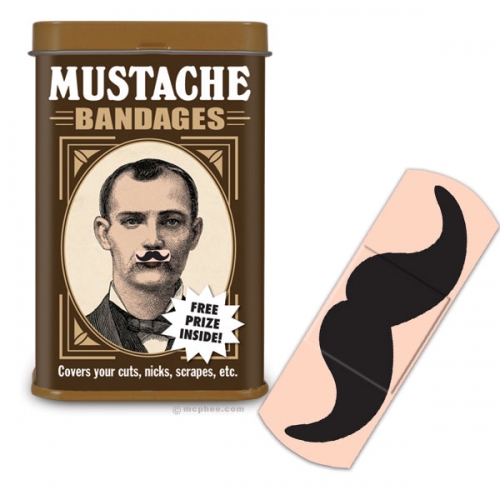 Mustache Bandages