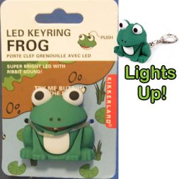 LED Frog Key Chain  LED Frog Key Chain