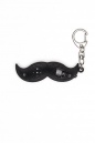 Talking Mustache Key Chain