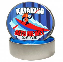 Kayaking Gets Me Wet Stress Putty