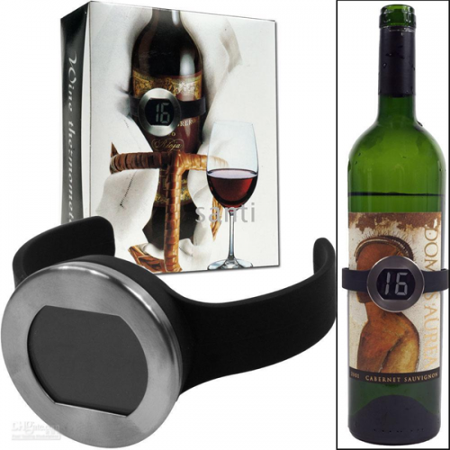 Wine Collar Bottle Thermometer