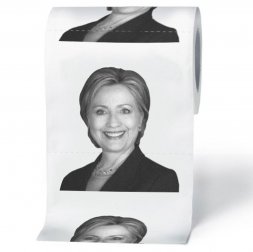 Hillary Clinton Toilet Paper  Hillary Clinton Toilet Paper