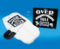 Over The Hill Diaper Gag Gift  Over The Hill Diaper Gag Gift