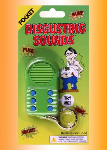 Disgusting Sounds Key Chain
