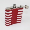 Hand Sewn American Flag Flask