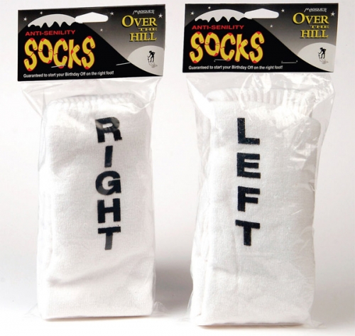 Over the Hill Anti-Senility Socks