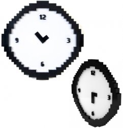 Pixel Wall Clock  Pixel Wall Clock