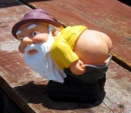 Mooning Lawn Gnome