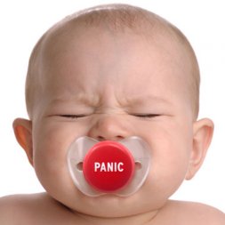 Panic Baby Pacifier  Panic Baby Pacifier