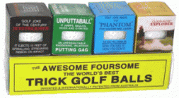 All Four Trick Golf Balls  All Four Trick Golf Balls