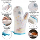 Glitter Magic Unicorn Silicone Oven Mitt