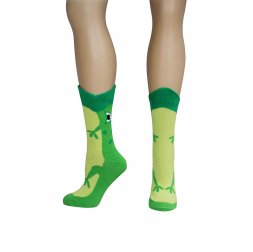 Wide Mouth Frog Socks
