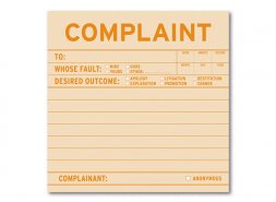 Complaint Sticky Notes  Complaint Sticky Notes
