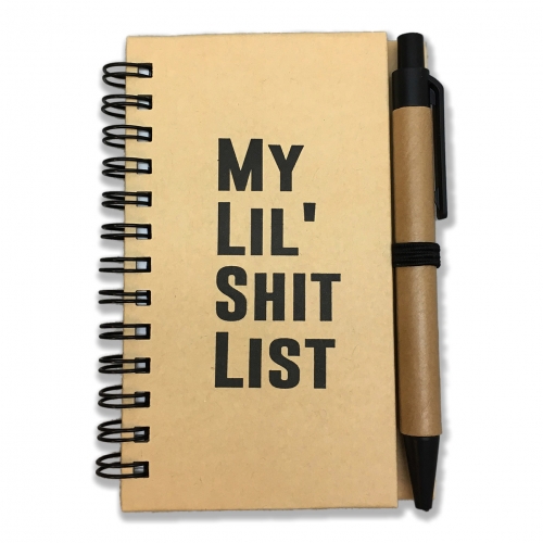 My Lil' Shit List Notebook and Pen Set