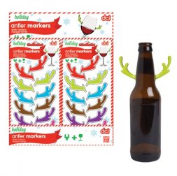 Antler Wine Glass Markers  Antler Wine Glass Markers