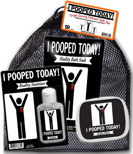 I Pooped Today Triple Doody Deluxe Gift Set