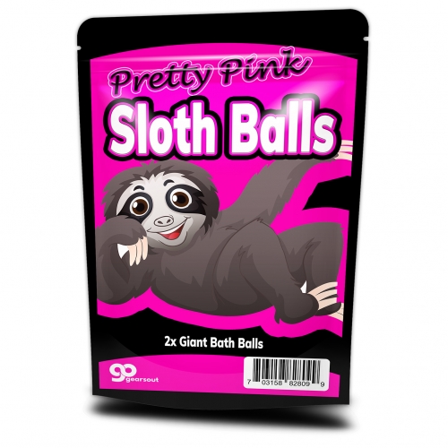 Pretty Pink Sloth Balls Bath Bombs