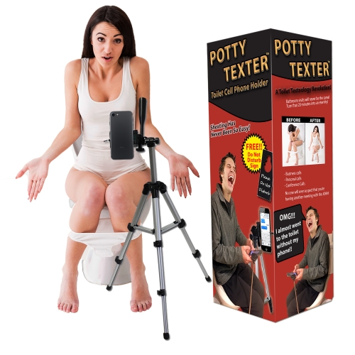 Potty Texter - Toilet Texting Stand