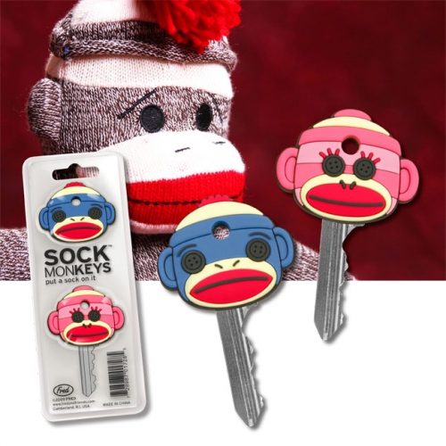 Sock Monkey Key Covers