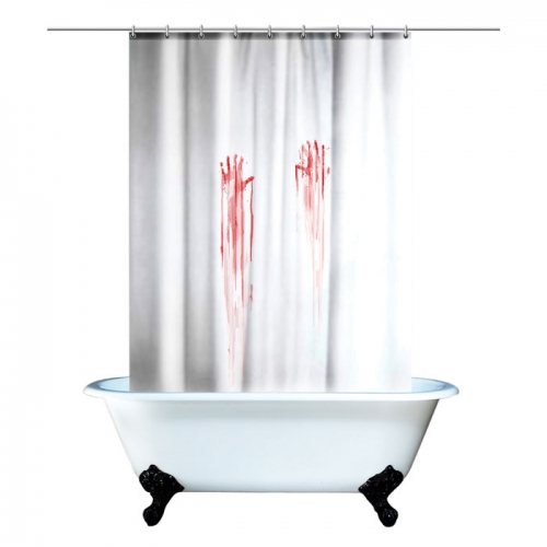 Bloody Bath Shower Curtain