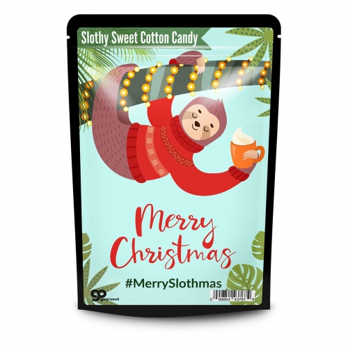 Merry Slothmas Cotton Candy