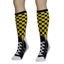 Checker Sneaker Socks  Checker Sneaker Socks