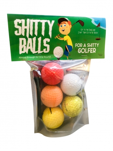 Shitty Balls for a Shitty Golfer