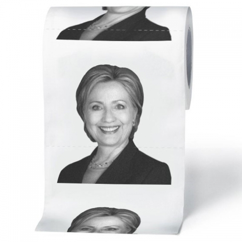 Hillary Clinton Toilet Paper