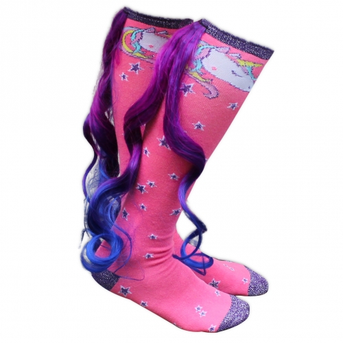 Magical Unicorn Socks with Tail