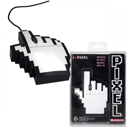 Retro Pixel Computer Mouse