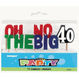 Big 40th Candle  Big 40th Candle