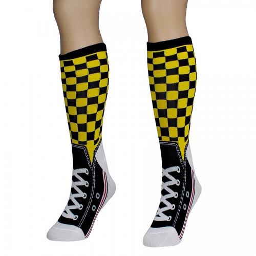 Checker Sneaker Socks