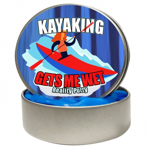 Kayaking Gets Me Wet Stress Putty