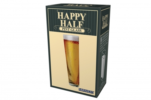 Happy Half Beer Glass