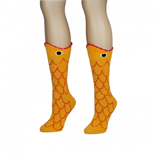 Wide Mouth Goldfish Socks